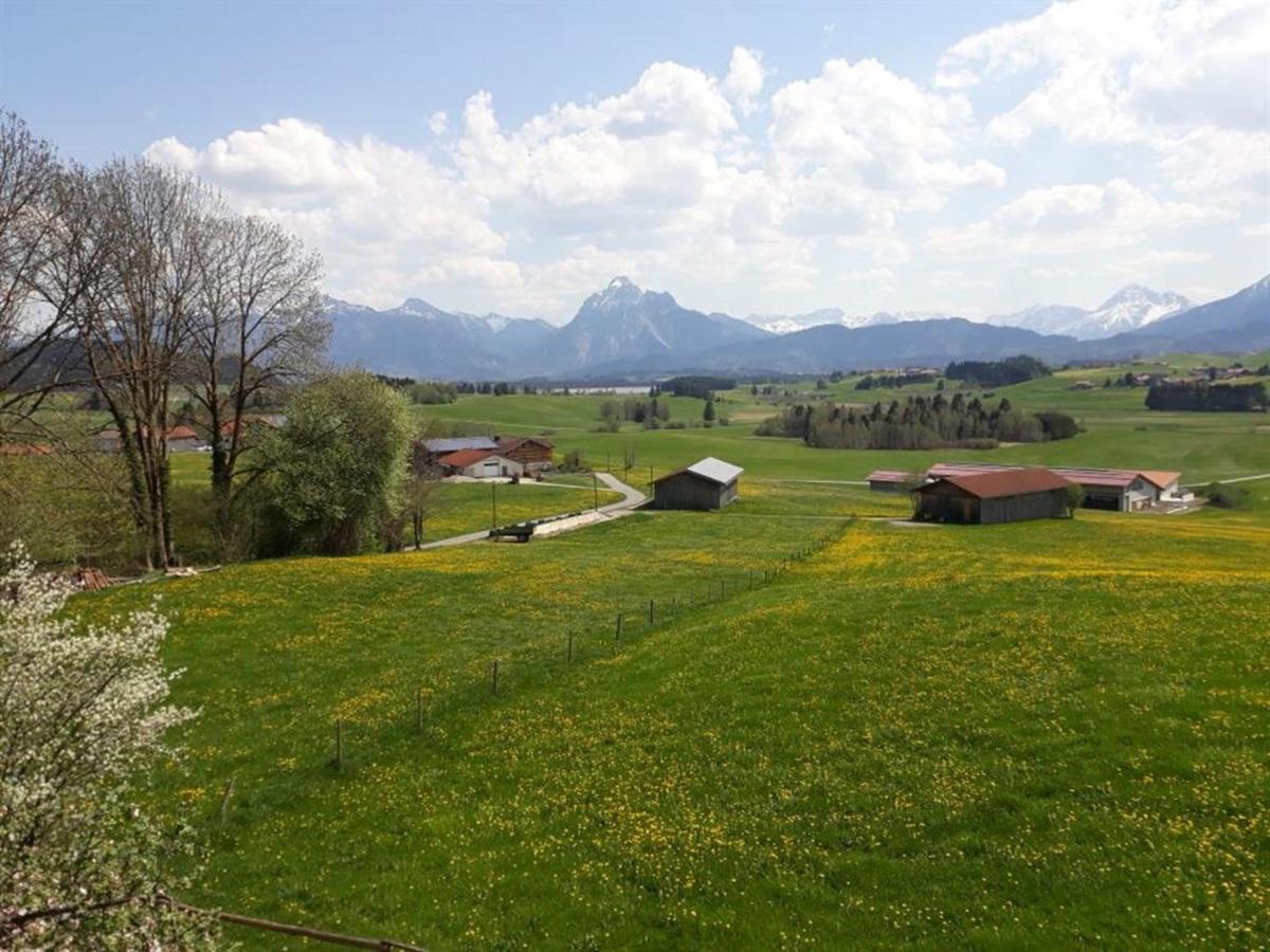 Ferienwohnung Panoramablick Heimen Hopferau Exterior foto