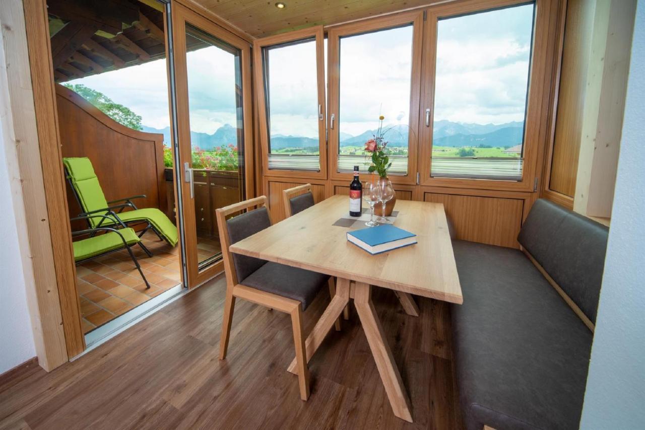 Ferienwohnung Panoramablick Heimen Hopferau Exterior foto